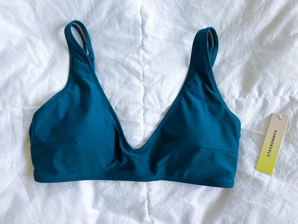 Summersalt The Plunge Bikini Top Size 6